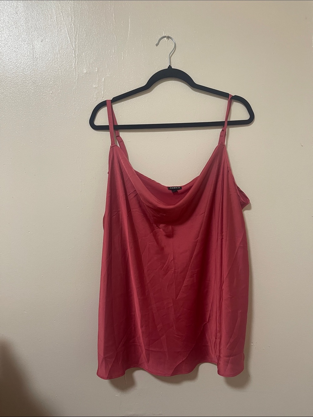 torrid Rose Satin Cowl Neck Camisole